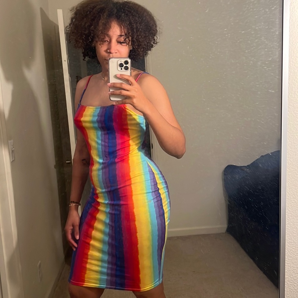 Rainbow dress
